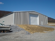 Enclosed storage building
